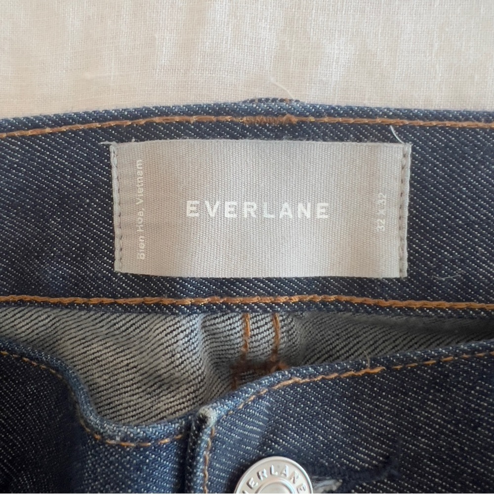 EVERLANE Men’s Dark Denim Blue Skinny Jeans 32 waist 32 length - Picture 8 of 10